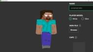 Herobrine is another iconic mythical creature whose skin is widely used (Image via Mojang Studios)